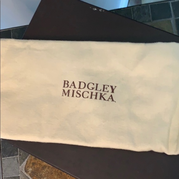 Badgley Mischka Macee Silver Shimmer Peep Toe *2x #hostpick - Picture 9 of 9